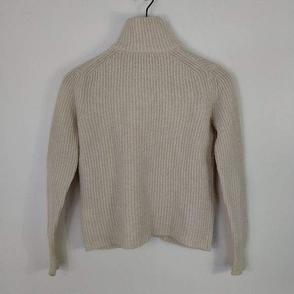 J. Crew Ribbed Popover Cream Size 2XS - Picture 10 of 10